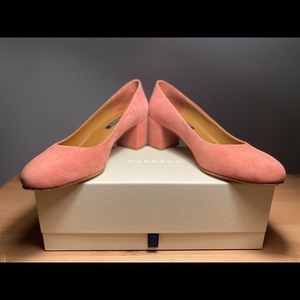 Margaux - The Heel - Suede Coral - 39M